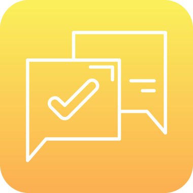 Soyut arkaplanda kontrol listesi simgesi izole edildi