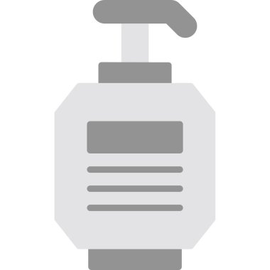 beyaz arkaplanda duş jeli çizimi