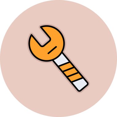 Çekiç simgesinin vektör illüstrasyonu