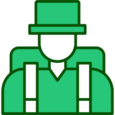 Dosyalanmış özet biçiminde avatar insan simgesi