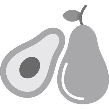 avokado meyve ikonu