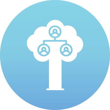 Modern simgenin vektör illüstrasyonu