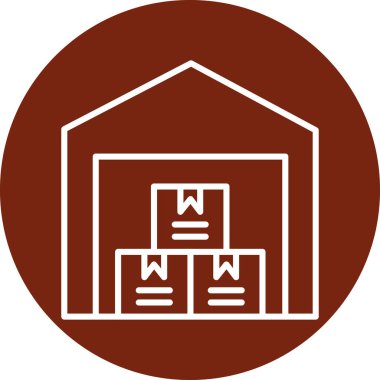 Bina. Web simgesi basit illüstrasyon