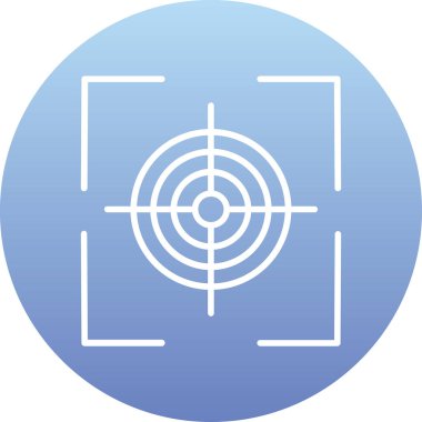 hedef simge, vektör tasarımı