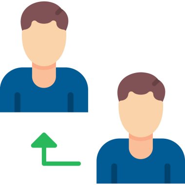 Oklu iş adamının vektör illüstrasyonu.