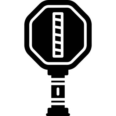 Modern b 'nin vektör çizimi ışık simgesinden yoksun