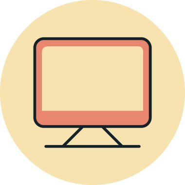 bilgisayar simgesi vektör illüstrasyonu