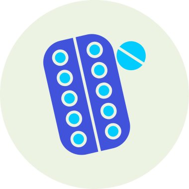 Modern b 'nin vektör illüstrasyonu hapların ikonundan yoksun