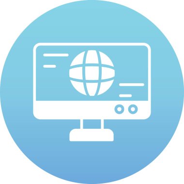 Düz biçimli web tasarım geliştirme simgesi