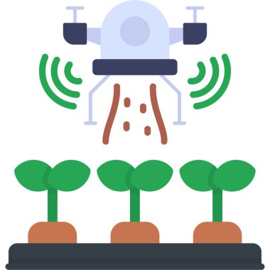 Akıllı ev. Basit illüstrasyon