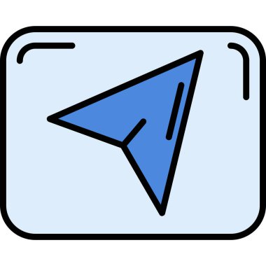 ok simgesi vektör illüstrasyonu