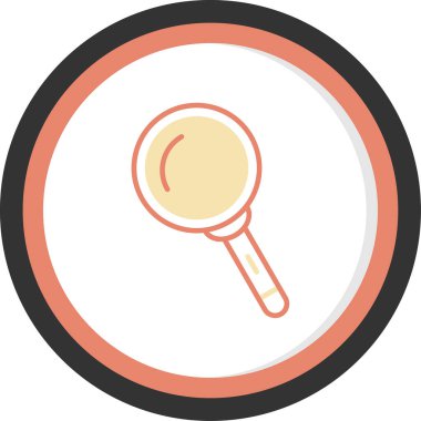 yiyecek vektörü düz renk simgesi