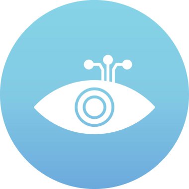 Göz simgesi vektör illüstrasyonu