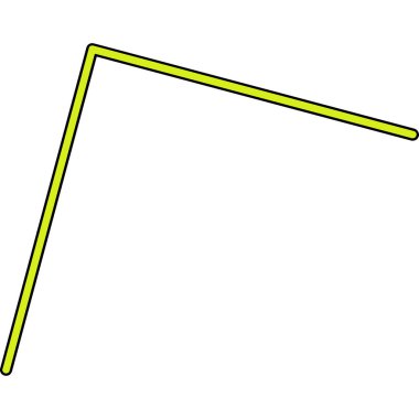 Sarı çizginin çizgi simgesi