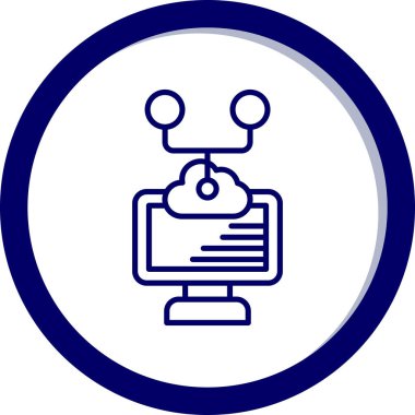 Modern eğitim ikonunun vektör illüstrasyonu