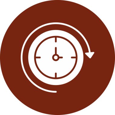 Eski saatin vektör simgesi