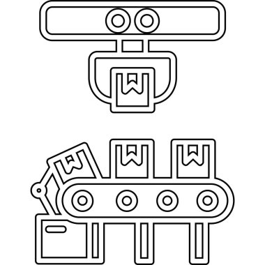 Eski Mısır hiyerogliflerinin, Mısır simgesinin ve sembolünün, siyah ve beyaz renginin vektörü