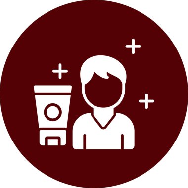 Bir kahve simgesinin vektör çizimi