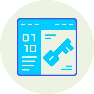 seo modern simgesinin vektör illüstrasyonu