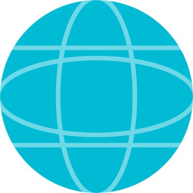 Dünya simgesinin vektör illüstrasyonu