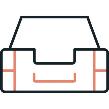 kanepe vektör simgesi modern illüstrasyon