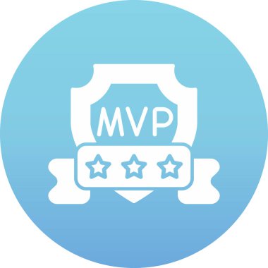 Yıldız ikonlu rozet. vektör illüstrasyonu