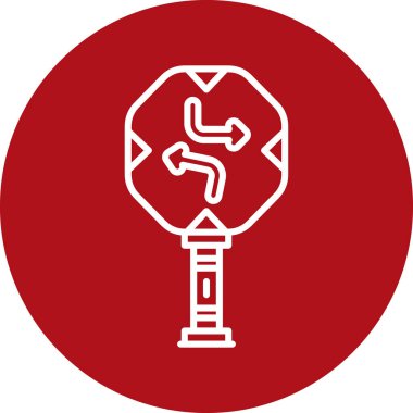 Ağaç simgesinin vektör illüstrasyonu