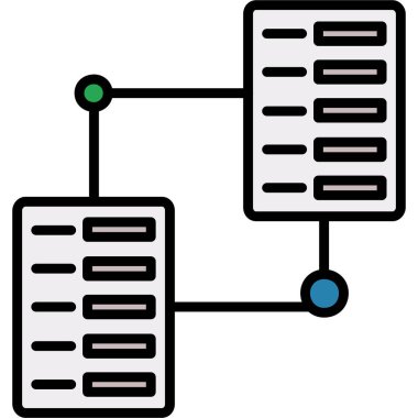 ağ paylaşım vektörü simgesi