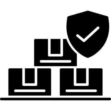 Kilitli bilgisayar kalkanı, veri güvenliği konsepti, vektör illüstrasyon tasarımı