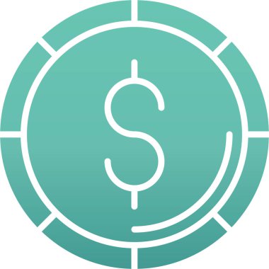 dolar simgesivektör illüstrasyon