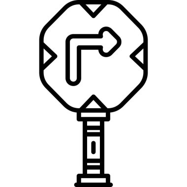 Trafik ışığı simgesi, vektör illüstrasyonu