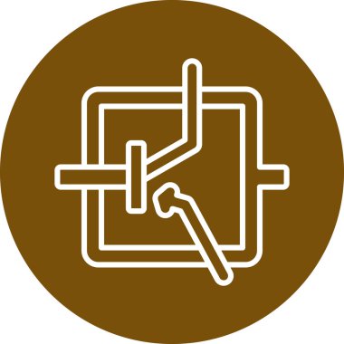 Eşsiz Vektör Satırı Simgesi