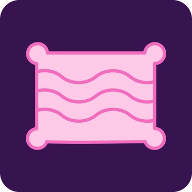 Yemek. Web simgesi basit illüstrasyon