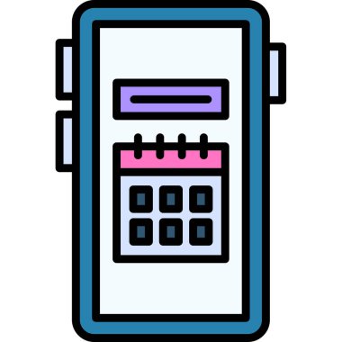 ATM 'de. Web simgesi basit tasarım