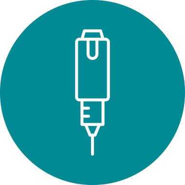 Modern oto tamir simgesinin vektör illüstrasyonu