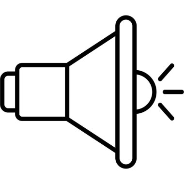 megafon ses simgesi, özet biçimi