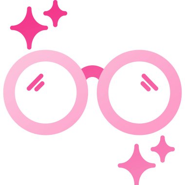 Gözlük. Web simgesi basit illüstrasyon