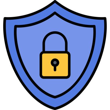 ikon vektör illüstrasyonunu kilitle