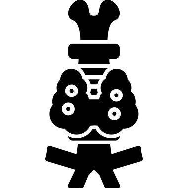 Çizgi film simgesinin vektör çizimi