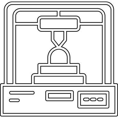 yazıcı makinesi beyaz arkaplan vektör illüstrasyon grafik tasarımı üzerinde izole