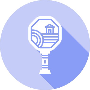 Bir ampul simgesinin vektör illüstrasyonu