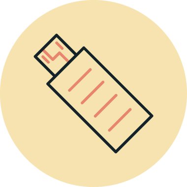 Bir sigaranın vektör illüstrasyonu