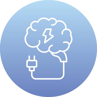 Modern dolgunun vektör illüstrasyonu