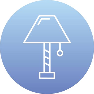 Lamba. Web simgesi basit illüstrasyon