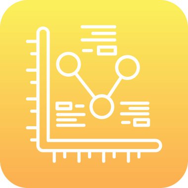 Projeniz için vektör analitik simgesi