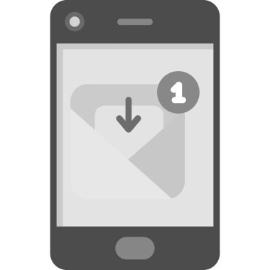 akıllı telefon simgesi vektör illüstrasyonu