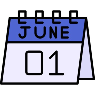 Takvim simgesi, vektör illüstrasyonu basit tasarım