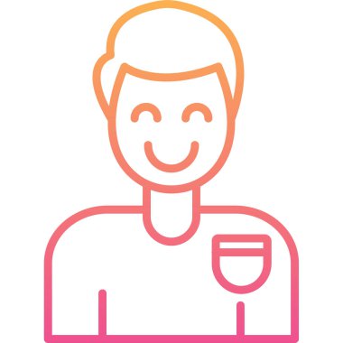 Avatar erkek simgesi olarak avatar biçiminde