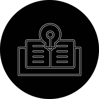 vektör eğitimi ve kişisel öğrenme simgesi