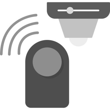 Kablosuz hoparlör simgesinin vektör çizimi